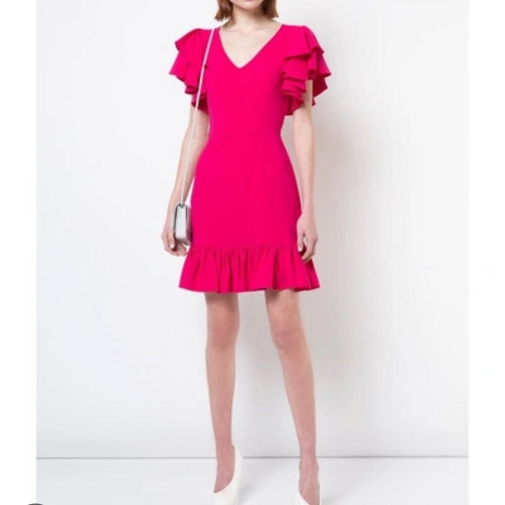 STELLA MCCARTNEY Miranda Dress in Bubble Gum sz‎ 38 ruffle